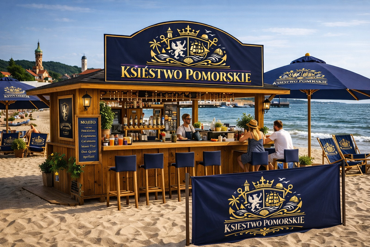 Beach bar pod marką Księstwo Pomorskie
